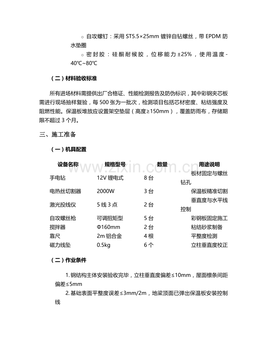 活动板房保温板施工方案.doc_第2页