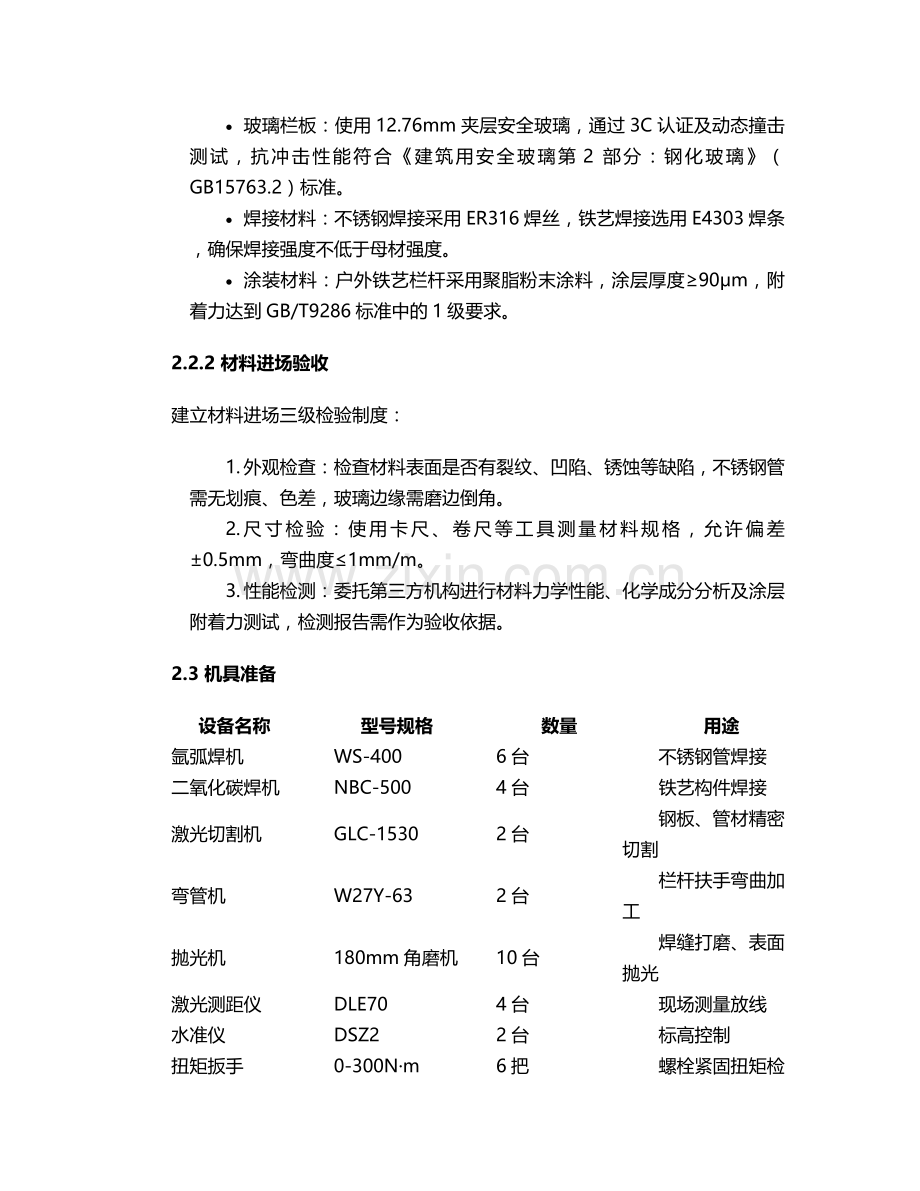 百页栏杆施工方案设计.doc_第2页
