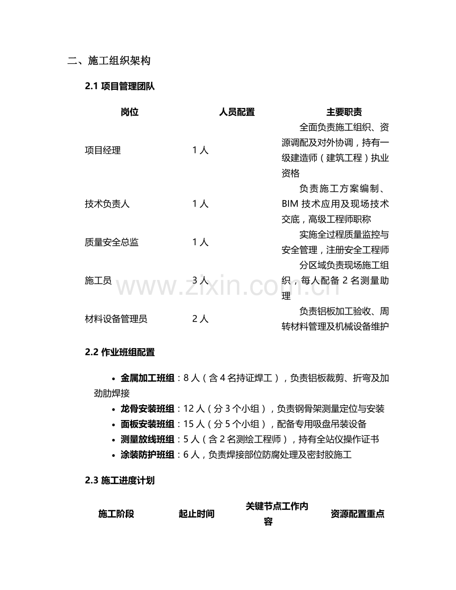 曲面铝板施工方案.doc_第2页