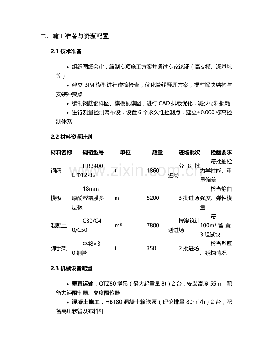 整体框架施工方案.doc_第2页