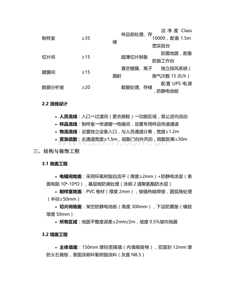 电镜实验室施工方案.doc_第2页