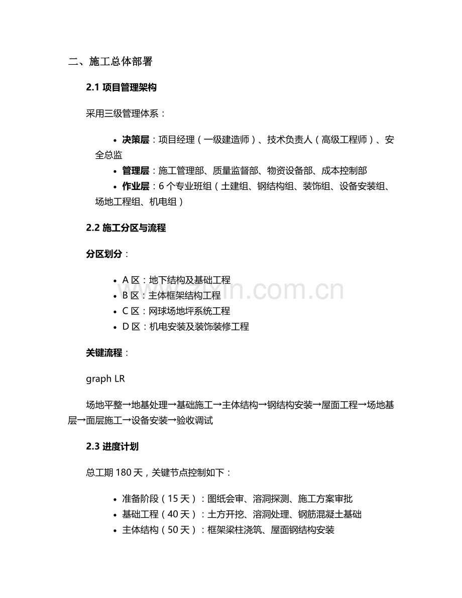 平塘县网球馆施工方案.doc_第2页