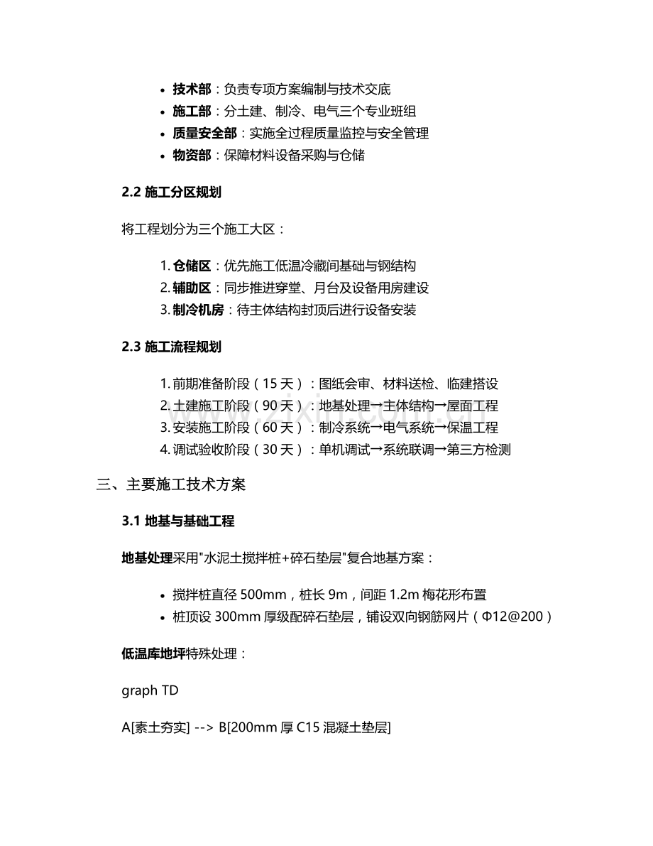 鸡泽中型冷库施工方案.doc_第2页