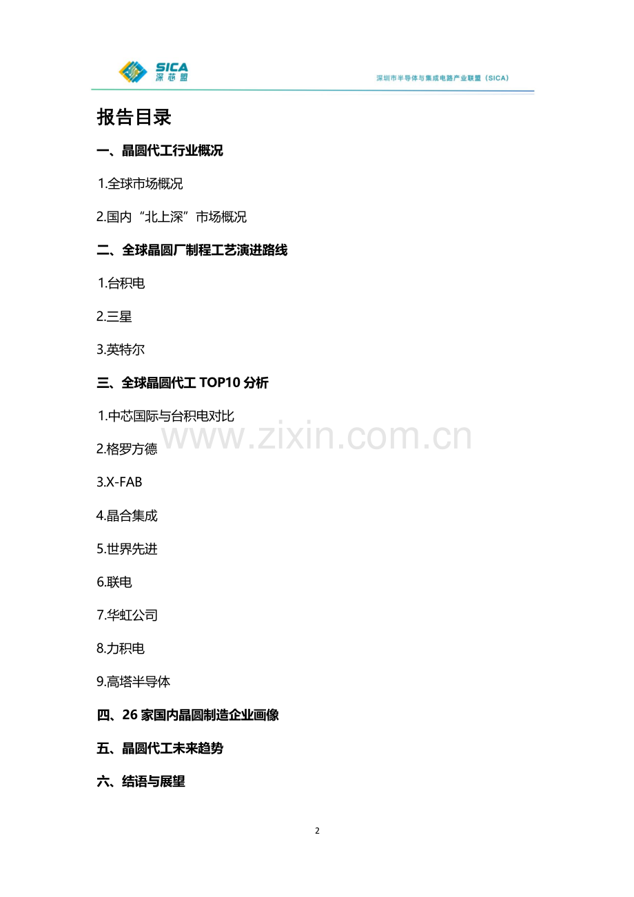 2024年晶圆制造（FoundryIDM）行业调研分析报告.docx_第2页