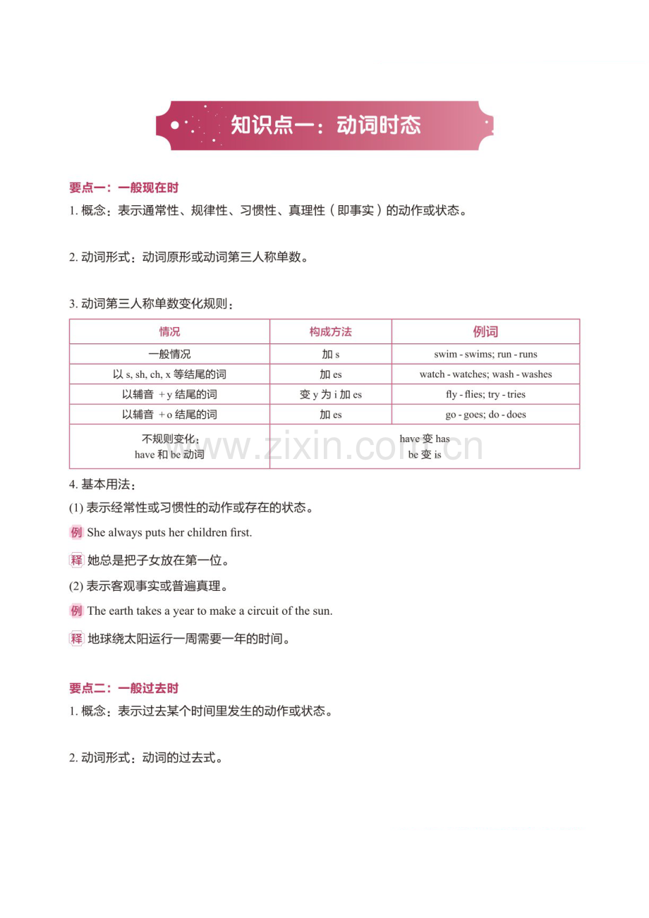 初三上学期英语期末复习知识详解（含答案）.docx_第1页