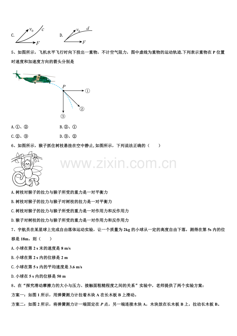 2025年山东省名校联盟新教材高一上物理期末质量检测模拟试题含解析.doc_第2页