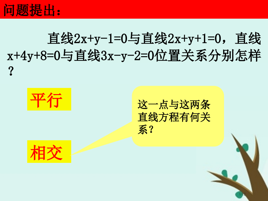 高中数学第二章解析几何初步2.1.4两条直线的交点.pptx_第1页