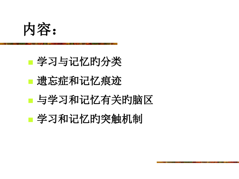 学习和记忆的神经机制.ppt_第2页