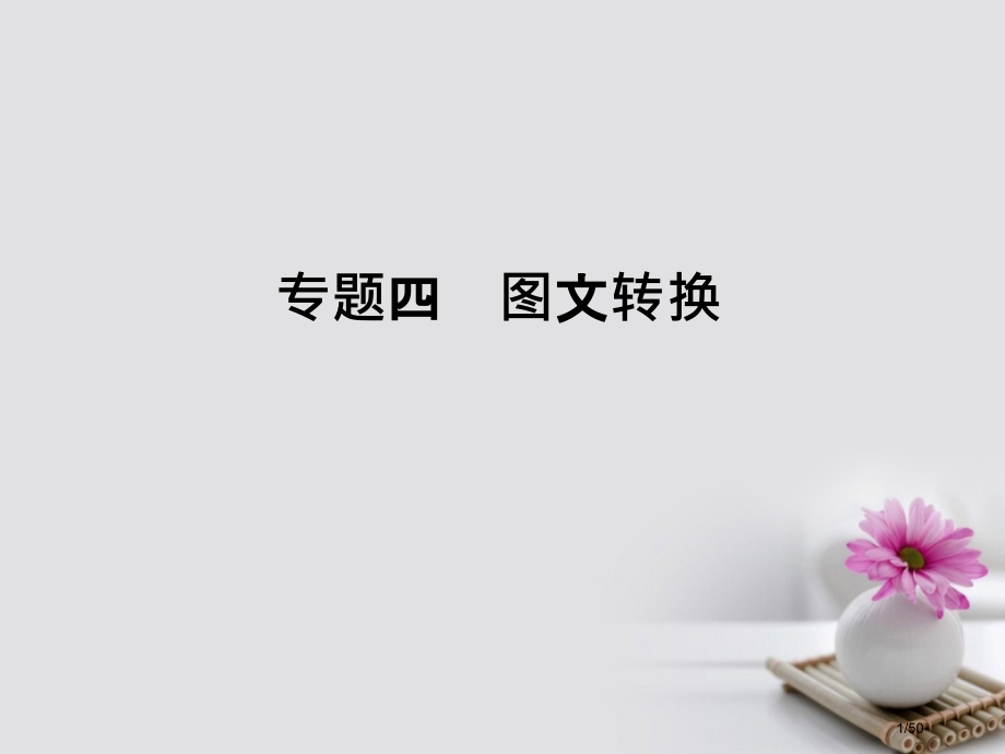 高考语文复习语言文字运用专题四图文转换.pptx_第1页