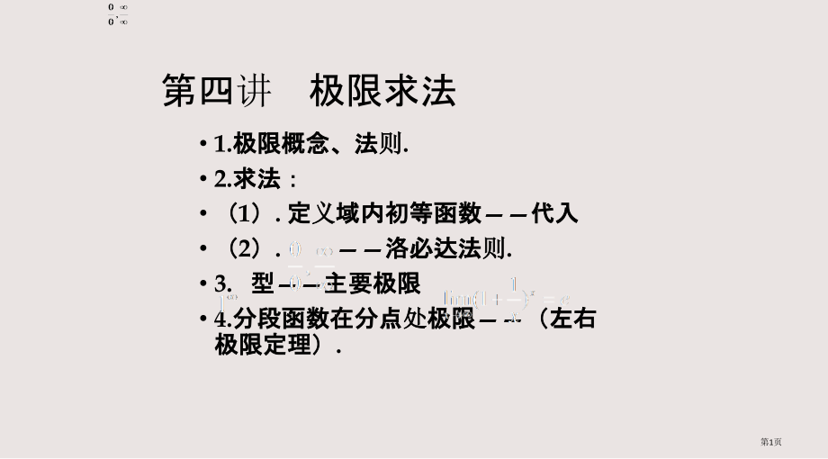 专升本数学二极限的求法.pptx_第1页