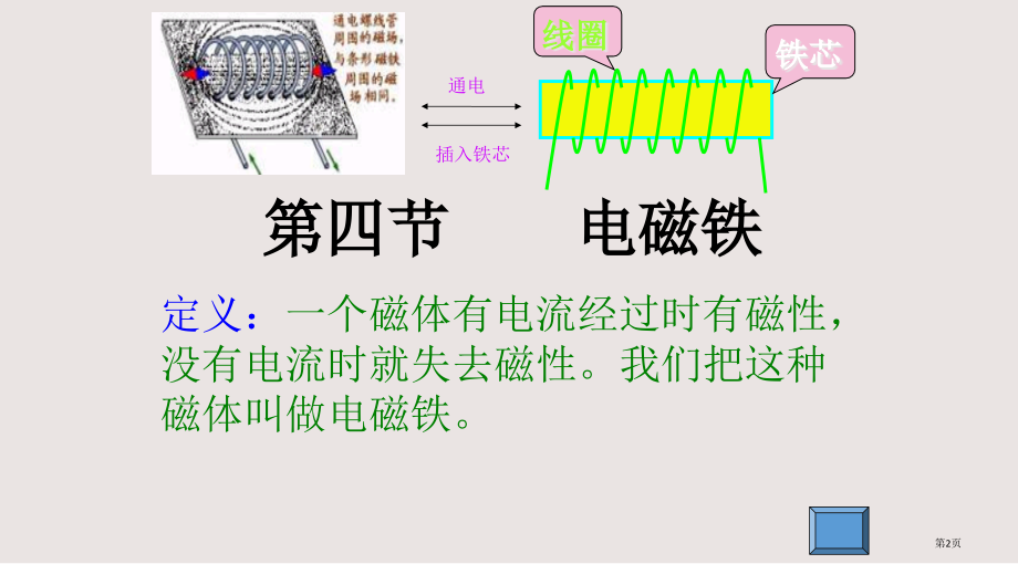 初中物理第四节电磁铁的.pptx_第2页