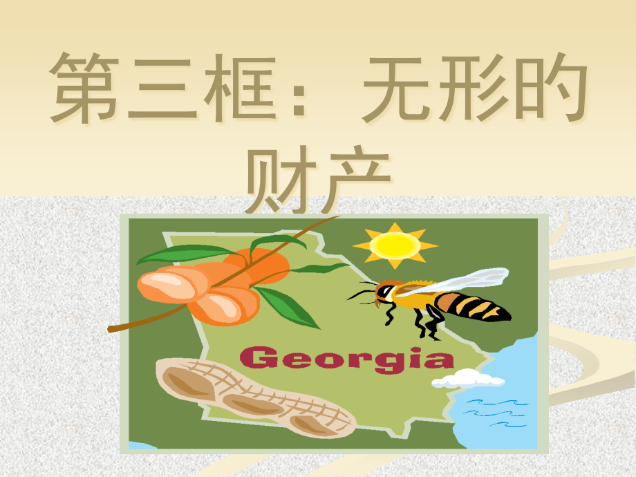 人教版初二政治下册第七课第三框《无形的财产》.pptx_第1页