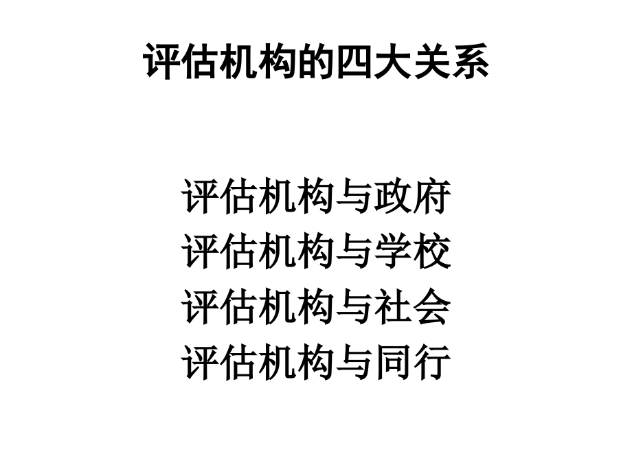试论高等教育外部质量保障机构的四大关系.ppt_第2页