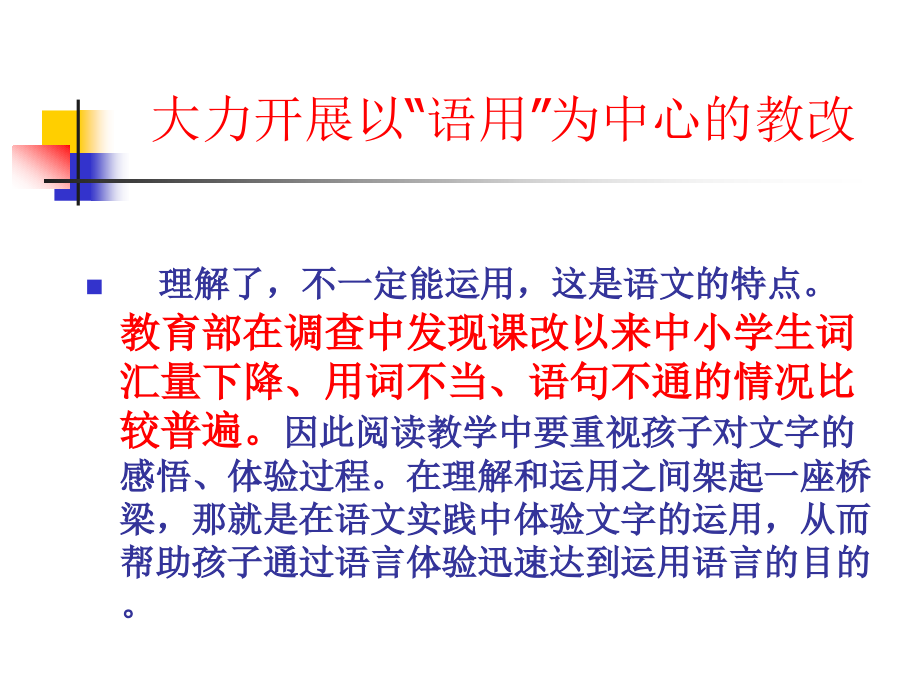 落实语言文字运用的几点思考.ppt_第2页
