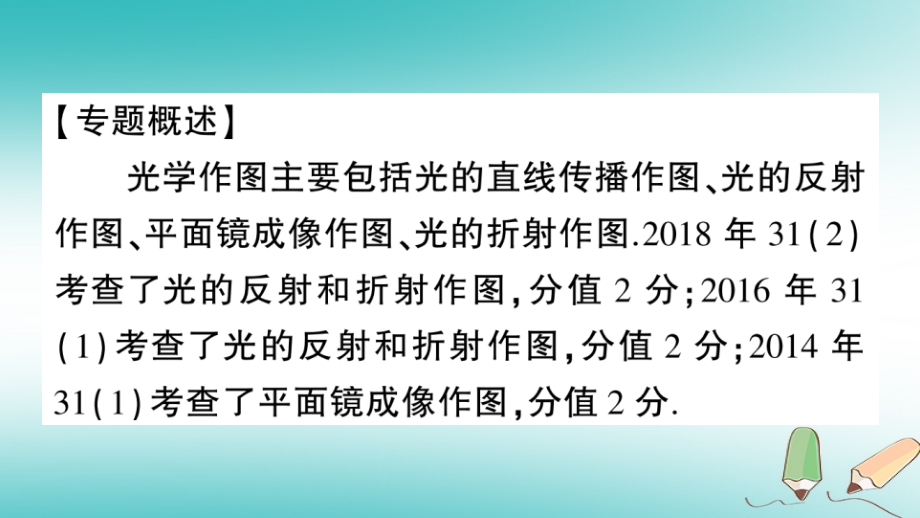 八年级物理全册专题复习三光学作图习题课件沪科版.ppt_第2页