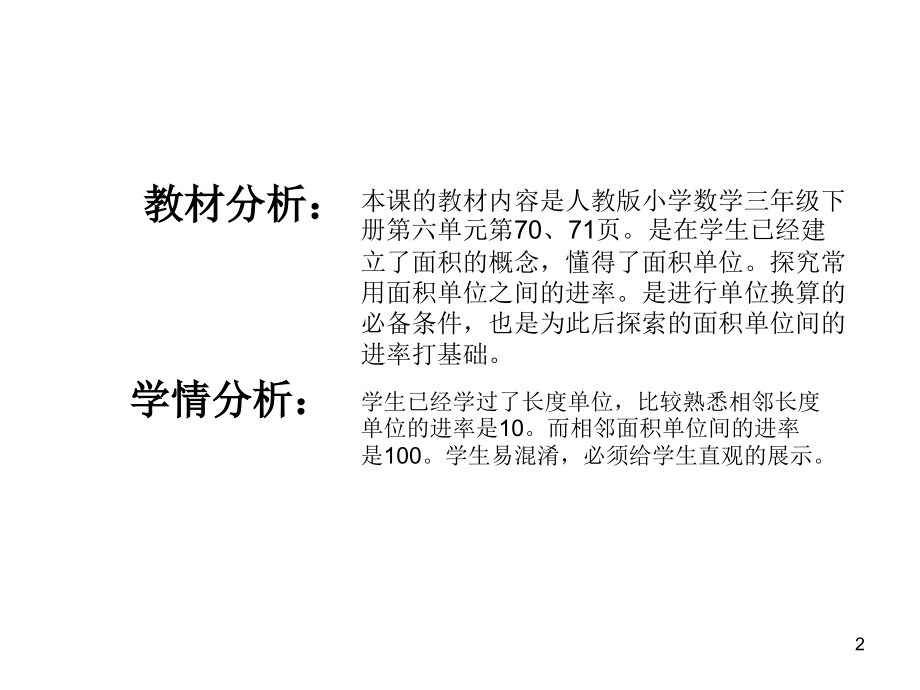 面积单位间的进率说课稿课堂.ppt_第2页