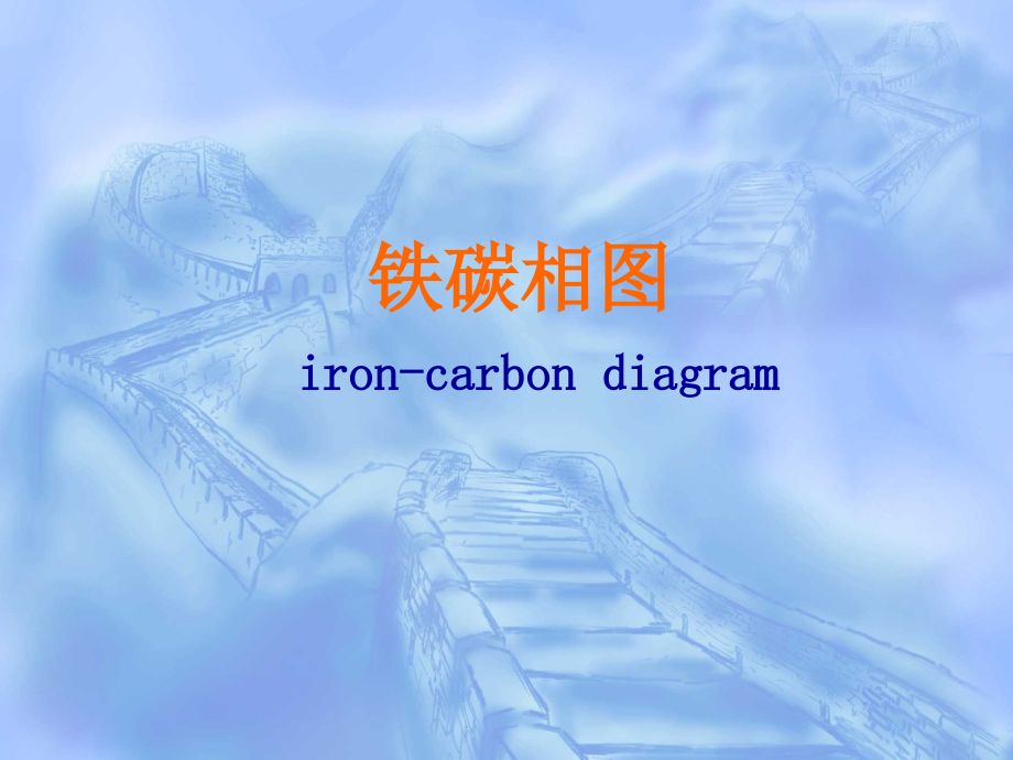 铁碳相图ironcarbondiagram专题培训.pptx_第1页