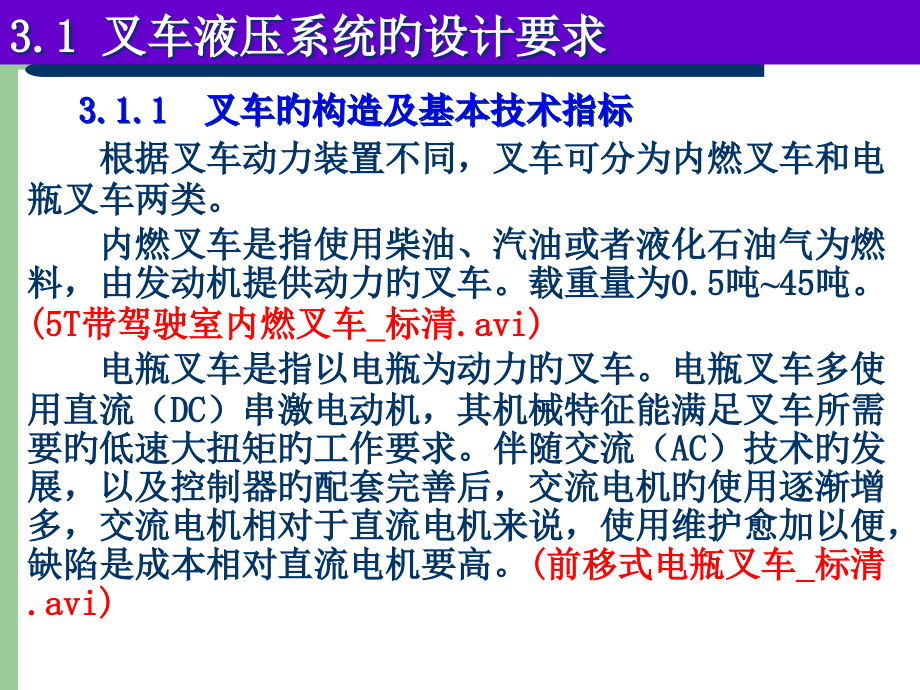 叉车工作装置液压系统设计液压系统设计实.pptx_第2页