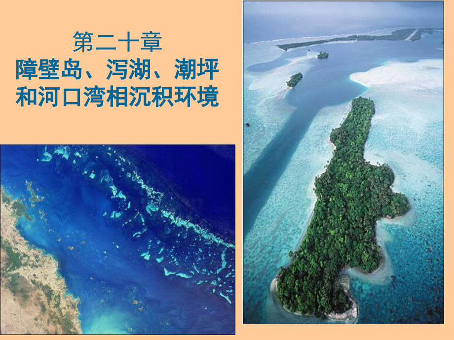 障壁岛泻湖潮坪和河口湾相沉积环境.pptx_第1页