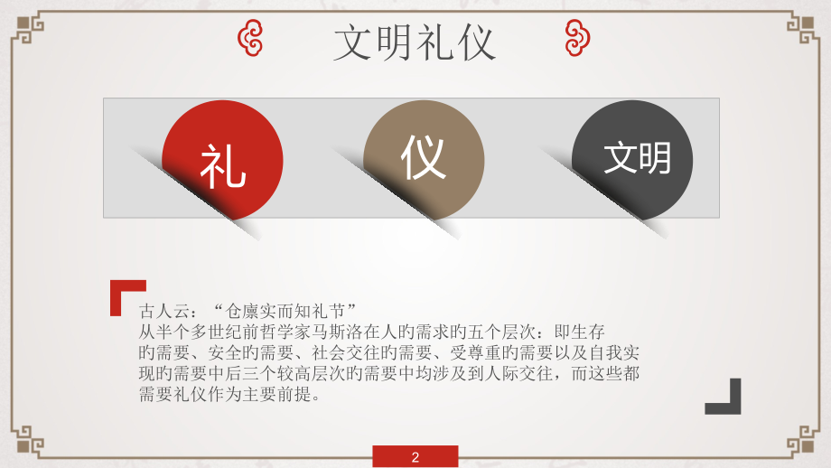 文明单位创建精神文明建设文化古风文明礼仪知识讲座.pptx_第2页