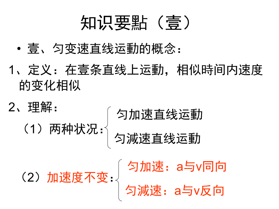 高中物理匀变速直线运动复习知识讲解.ppt_第2页