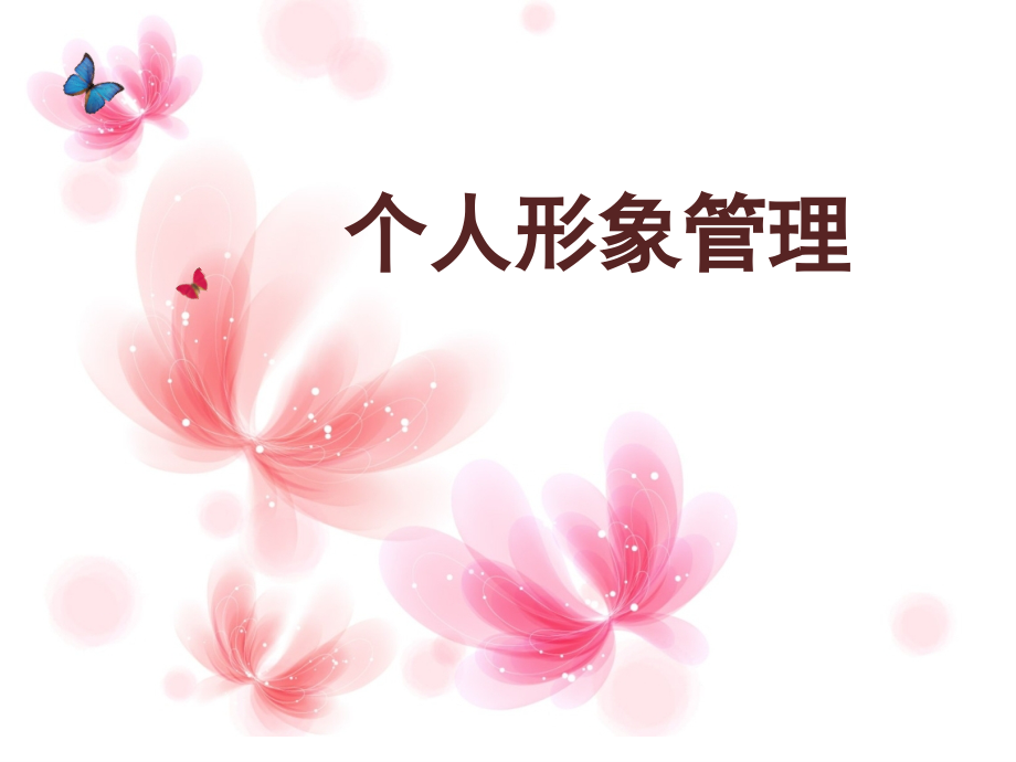 个人形象管理.pptx_第1页