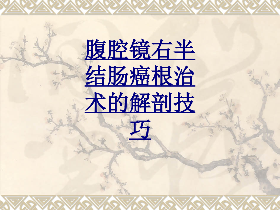 腹腔镜右半结肠癌根治术的解剖技巧.ppt_第1页