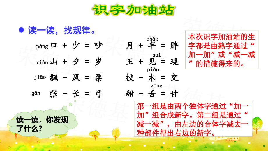 部编人教版小学一年级语文下册语文园地七优秀.pptx_第2页