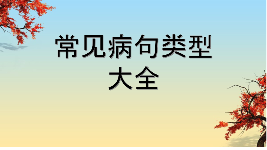 初中常见病句类型大全及修改技巧.pptx_第1页