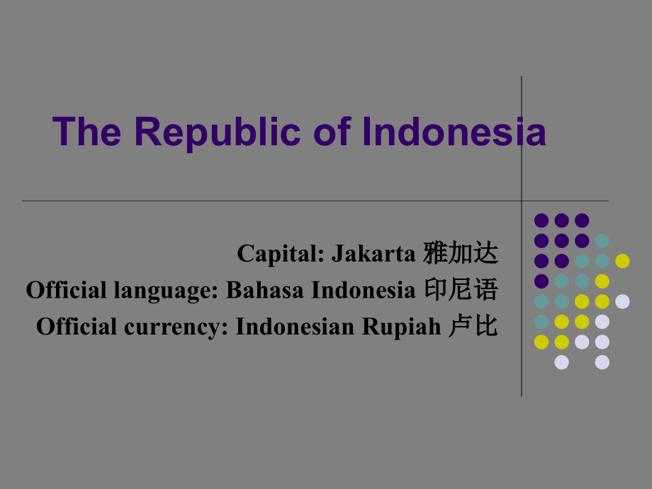 Indonesia印度尼西亚旅游全英文课件.pptx_第1页