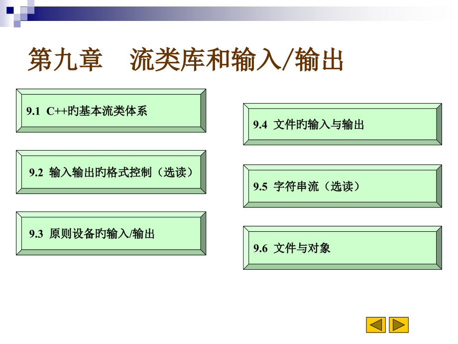 C程序设计第二版流类库与输入输出.pptx_第2页
