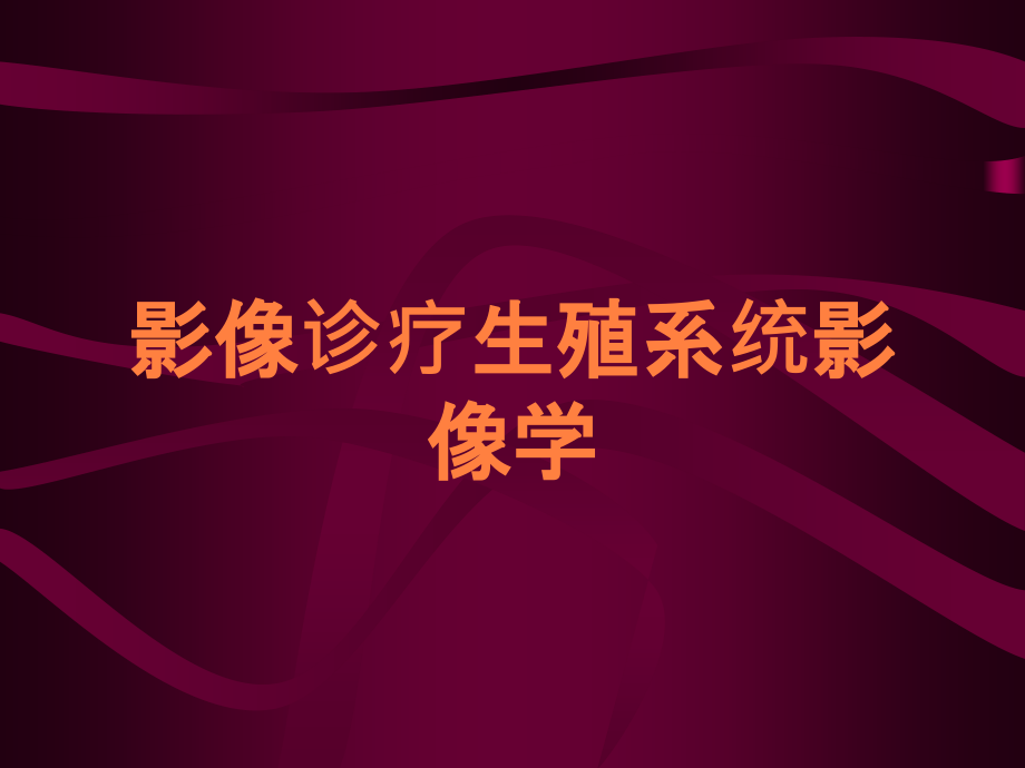 影像诊疗生殖系统影像学.ppt_第1页