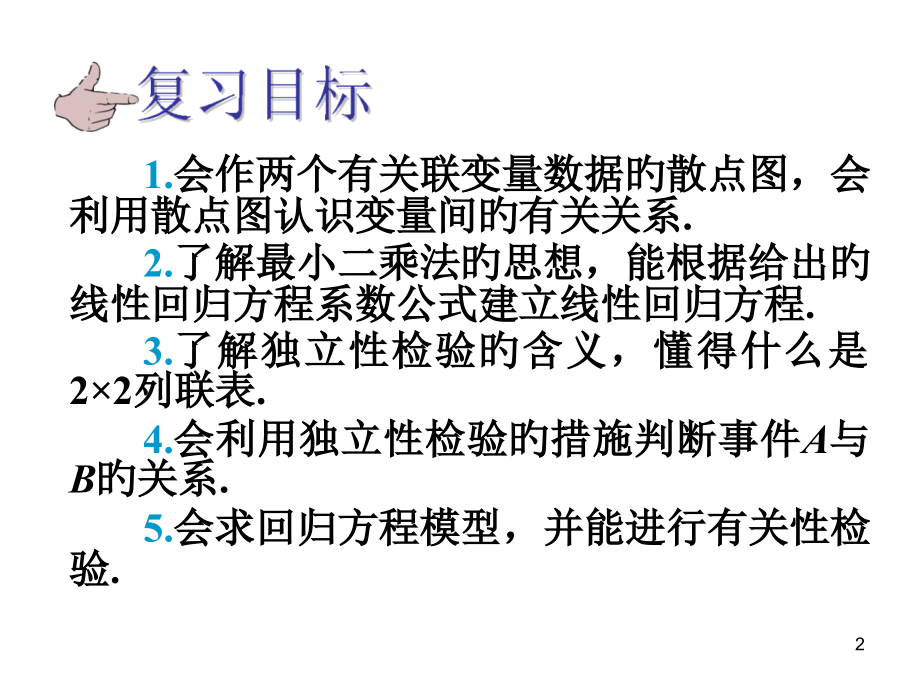 高中数学第21讲(必修3)变量的相关性、回归分析.pptx_第2页