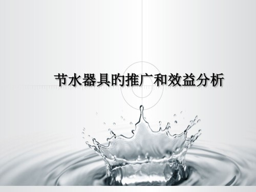 节水器具的推广与效益分析.pptx