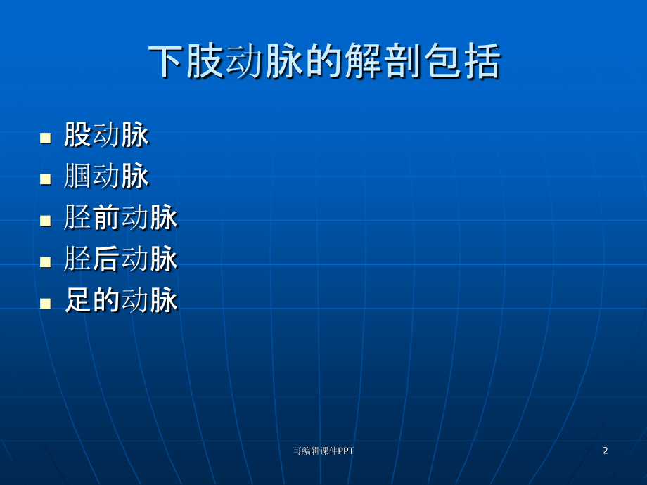 下肢动脉解剖课件.ppt_第2页