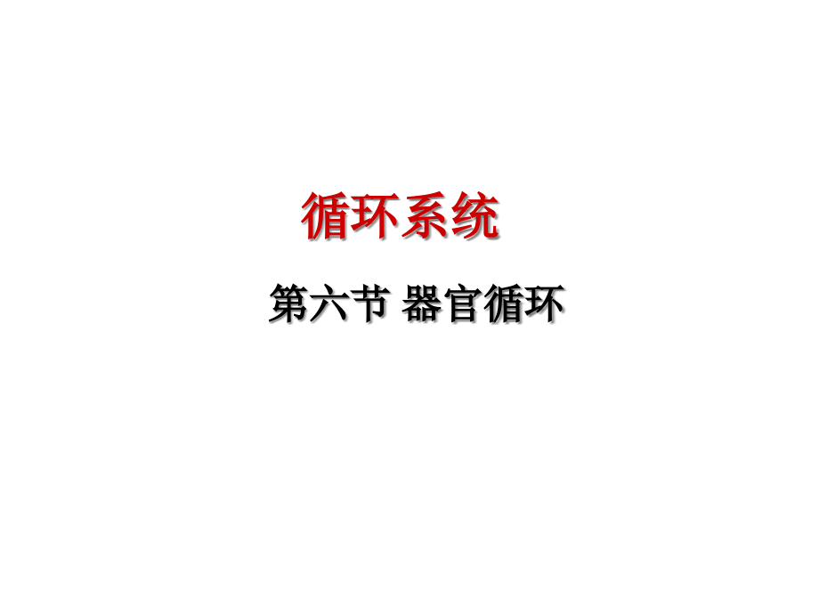 循环系统器官循环.pptx_第1页