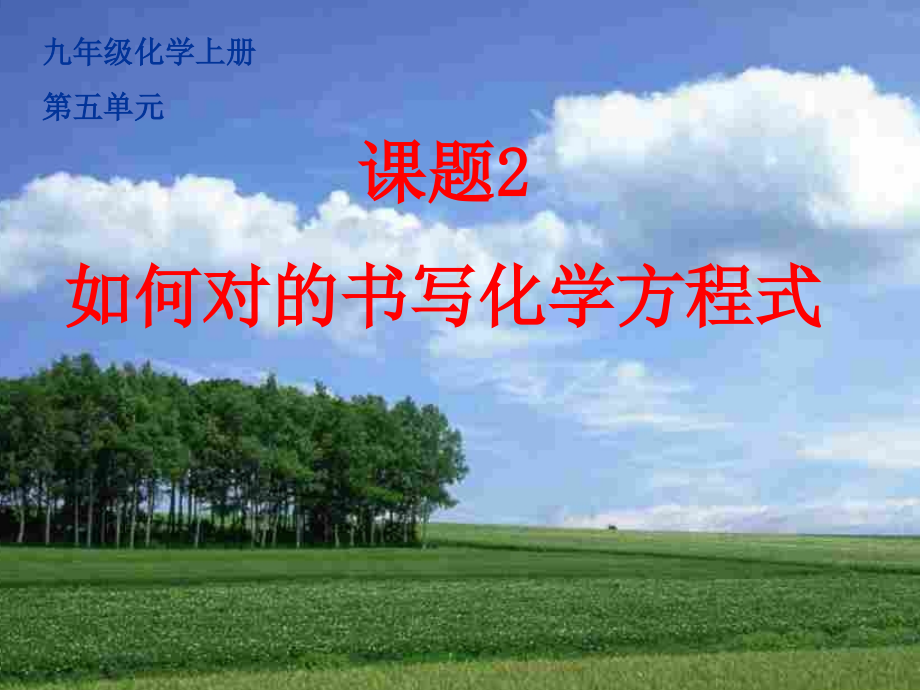 如何正确书写化学方程式说课稿.pptx_第1页