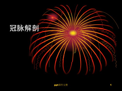 冠脉解剖课件.ppt