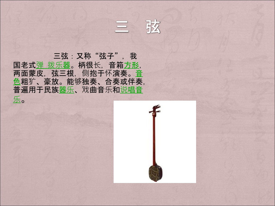 弹奏乐器—三弦.pptx_第2页