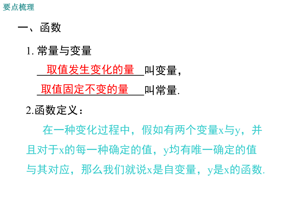 湘教版八年级数学下册第四章一次函数复习.ppt_第2页