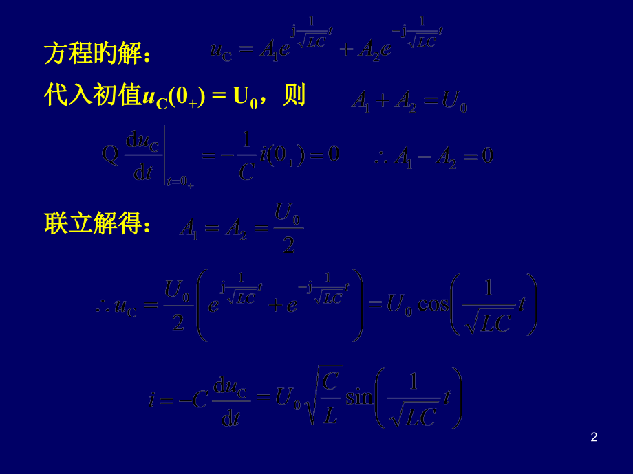 二阶电路的零输入响应零状态响应和全响应.pptx_第2页