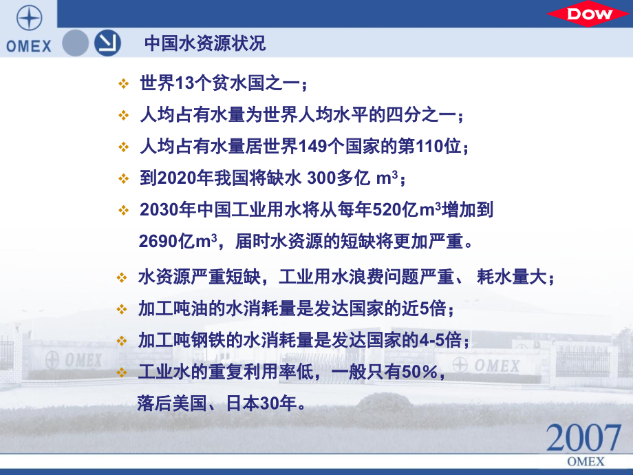先进的膜法水处理技术在华电国际邹县电厂节能减排中的应用教学文稿.ppt_第2页