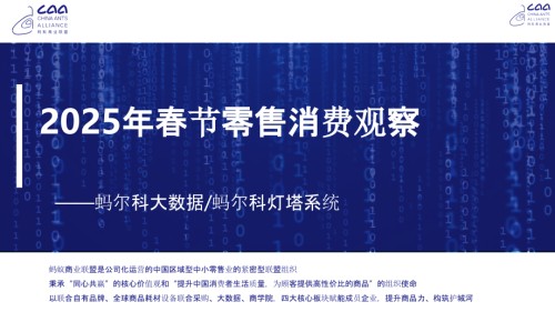 2025年春节零售消费行业观察——蚂尔科大数据蚂尔科灯塔系统.pptx