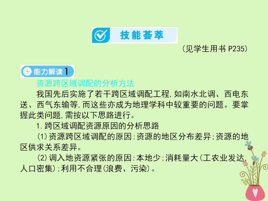 2019-2020年全国通用高考地理一轮复习第18单元区际联系与区域协调发展单元综合提升详细讲义新人教版.ppt_第2页