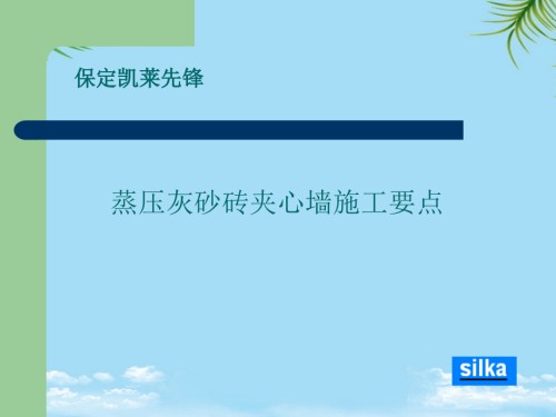 蒸压灰砂砖夹心墙施工要点.pptx