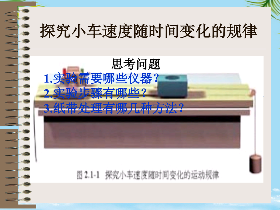 探究小车速度随时间变化规律.ppt_第1页