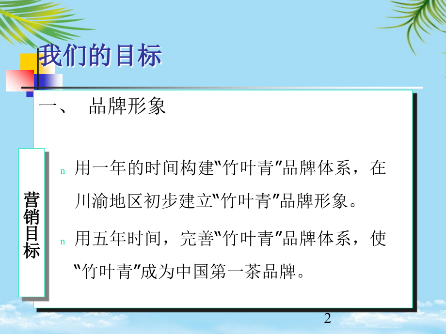 创造世纪的中国茶叶第一品牌——竹叶青“竹叶青”整合营销传播方案.ppt_第2页