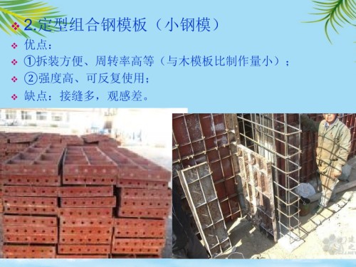 小钢模的构造与施工.ppt