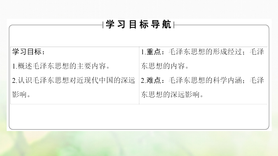 高中历史第4单元20世纪以来中国的重大思想理论成果第11课中国化的马克思主义——毛泽思想课件北师大版.ppt_第2页