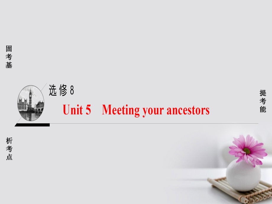 2019届通用版高考英语一轮复习第1部分基础知识解读Unit5Meetingyourancestors讲义新人教版选修.ppt_第1页
